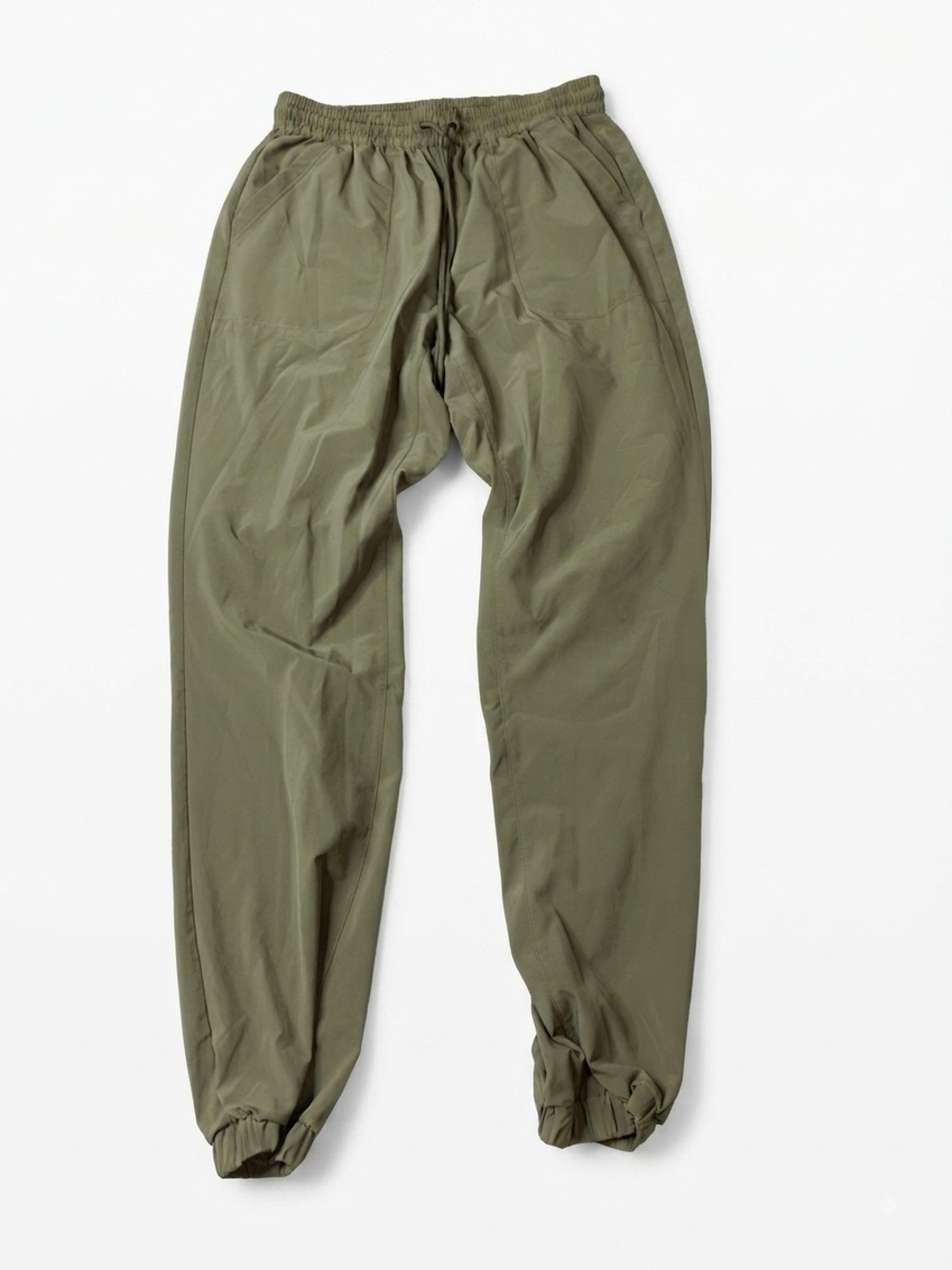 Tna Aritzia Olive Green High Rise Joggers Cargo Pants Size Small